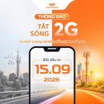 VIETNAMOBILE CHÍNH THỨC DỪNG CÔNG NGHỆ 2G TỪ NGÀY 15/09/2026