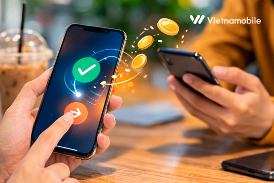 Hướng dẫn sử dụng dịch vụ chuyển tiền giữa thuê bao Vietnamobile với Vietnamobile nhanh, đơn giản