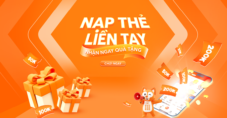 Nạp thẻ liền tay – Nhận ngay quà tặng dành tặng khách hàng thân thiết Vietnamobile