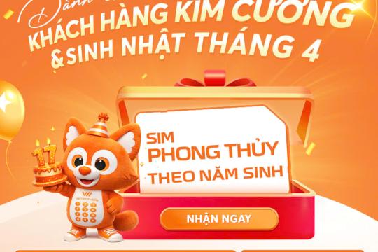 Vietnamobile tri ân khách hàng: Tặng SIM năm sinh – Đặc quyền dành riêng cho khách hàng kim cương