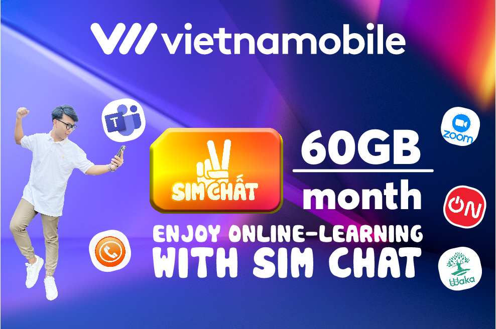 Chào đón năm 2024 với Sim chat Vietnamobile - sản phẩm được thiết kế đặc biệt để giúp bạn truy cập và liên lạc với mọi người trong một nốt nhạc. Sử dụng Sim chat Vietnamobile để trải nghiệm cảm giác như đang nói chuyện với bạn bè qua tin nhắn, chat trực tiếp cực thoải mái và tiện lợi.